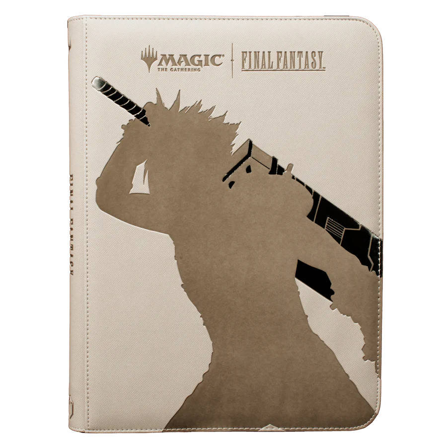 9-Pocket Premium Zippered Binder - Final Fantasy - Cloud, Planet's Champion
