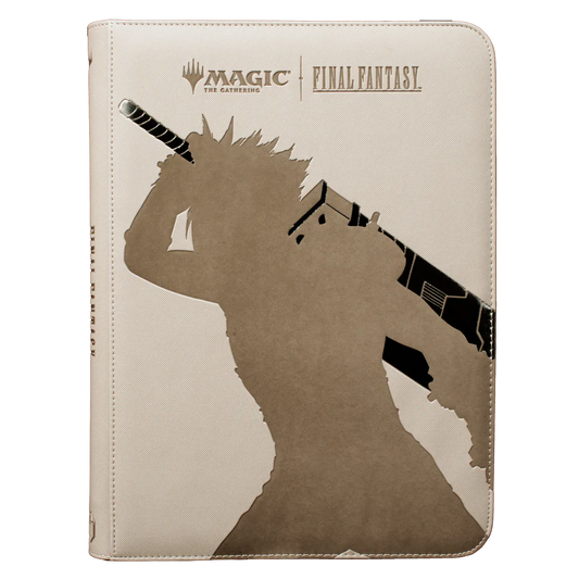 9-Pocket Premium Zippered Binder - Final Fantasy - Cloud, Planet's Champion