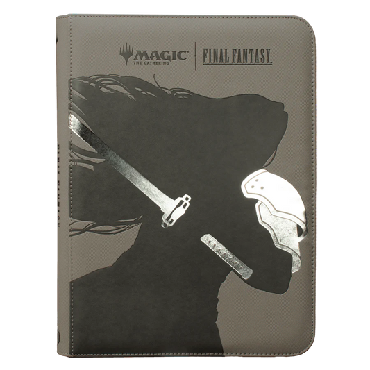 mtg final fantasy binders Ultra PRO - x Universes Beyond Cloud/Sephiroth 12-Pocket PRO- Binder for Magic: The Gathering Binder for Magic MTG Final Fantasy Cloud Pro-Binder