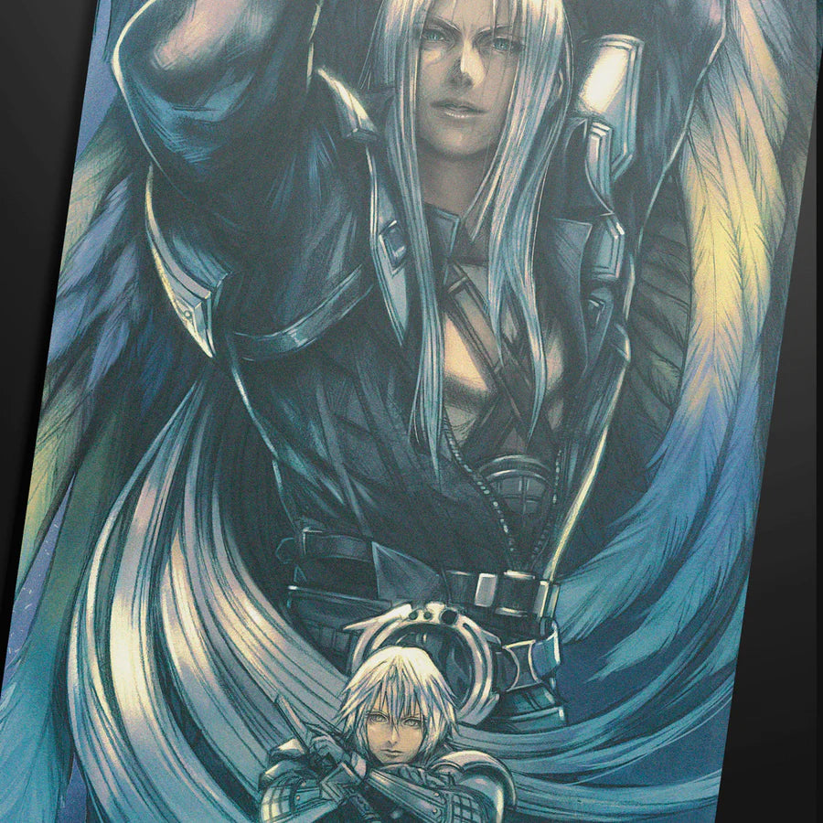 Final Fantasy Playmat - Sephiroth, Fabled Soldier / Sephiroth, One Winged Angel (Double Sided)