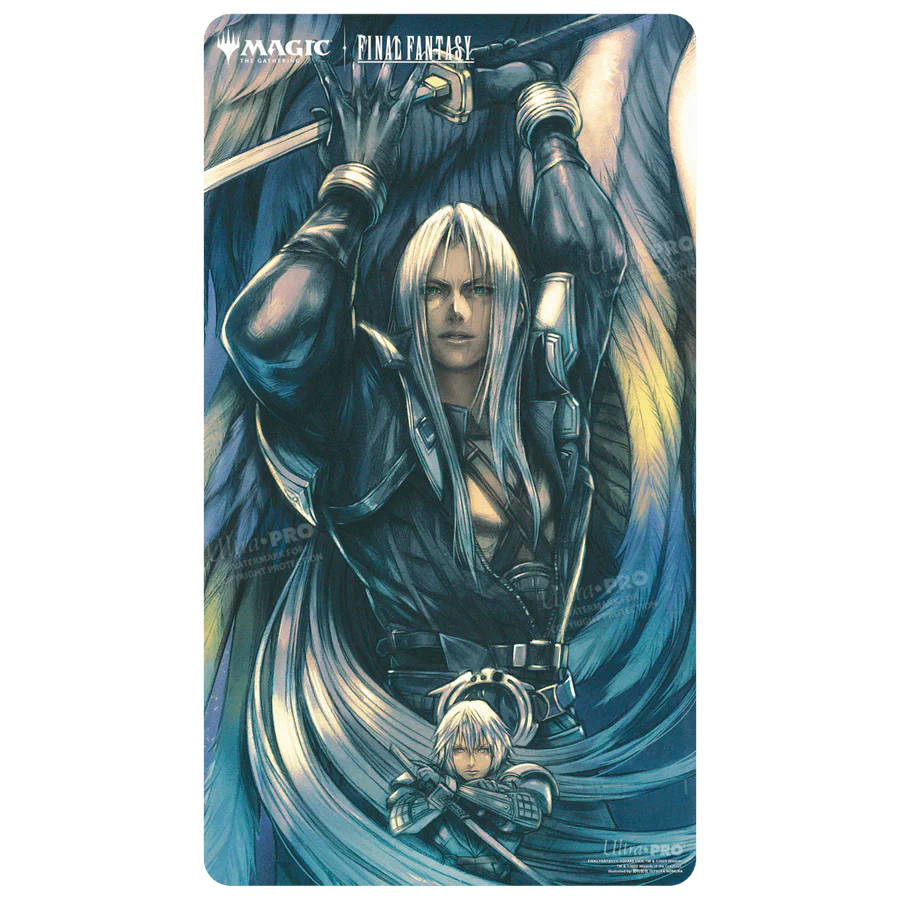 Final Fantasy Playmat - Sephiroth, Fabled Soldier / Sephiroth, One Winged Angel (Double Sided)