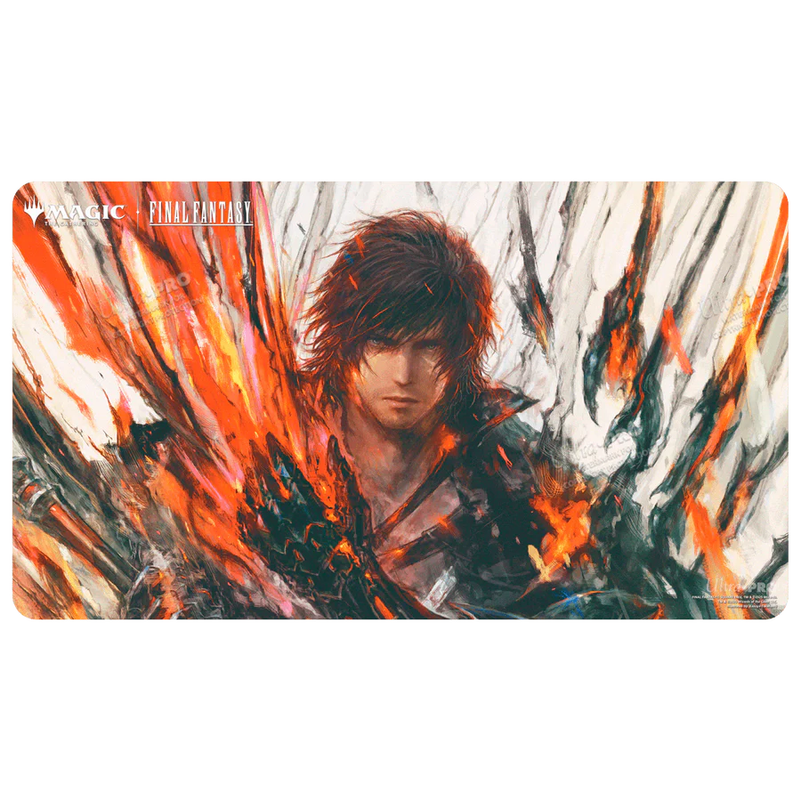Final Fantasy Playmat - Clive, Ifrit's Dominant / Ifrit, Warden of Inferno (Double Sided)