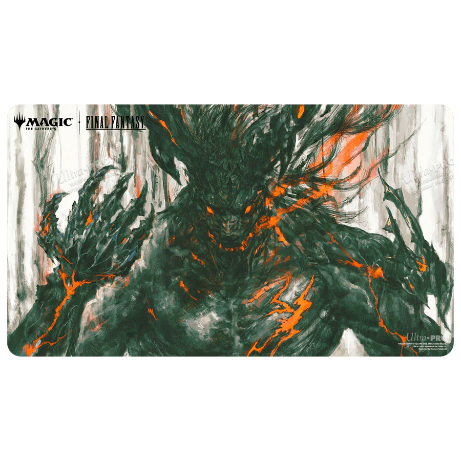 Final Fantasy Playmat - Clive, Ifrit's Dominant / Ifrit, Warden of Inferno (Double Sided)