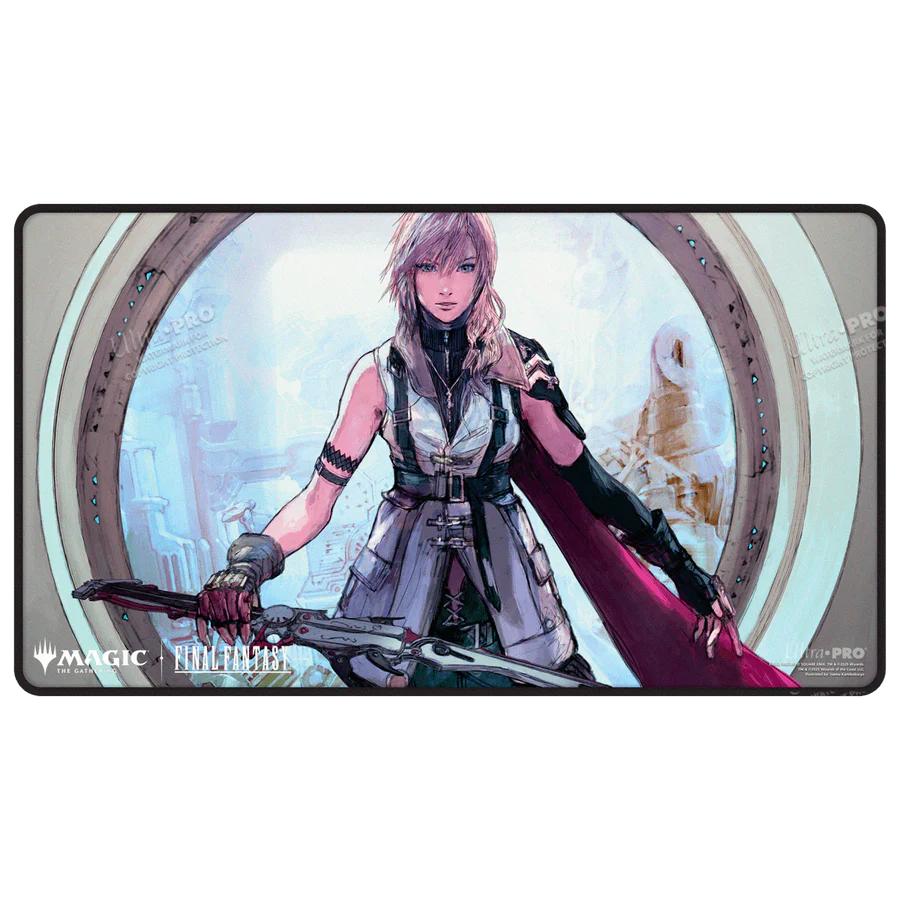Final Fantasy Playmat - Lightning, Army of One (Stitched)