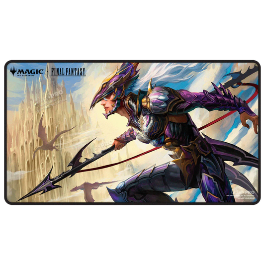 Final Fantasy Playmat: Kain, Traitorous Dragoon (Stitched)