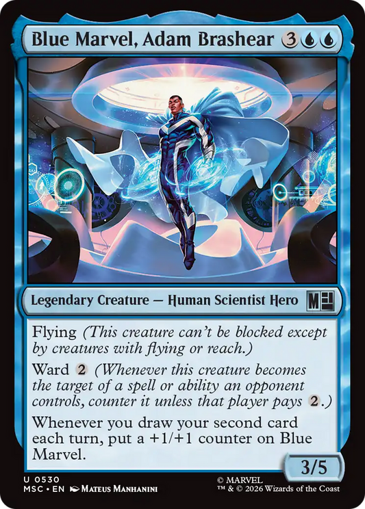Blue Marvel, Adam Brashear [Marvel Super Heroes Commander]