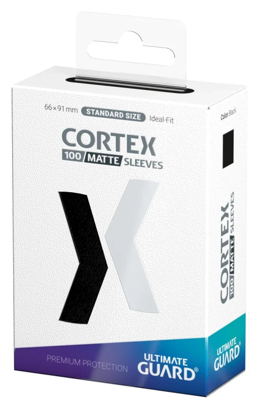 Cortex Standard Sleeves: Matte Black (100ct.)
