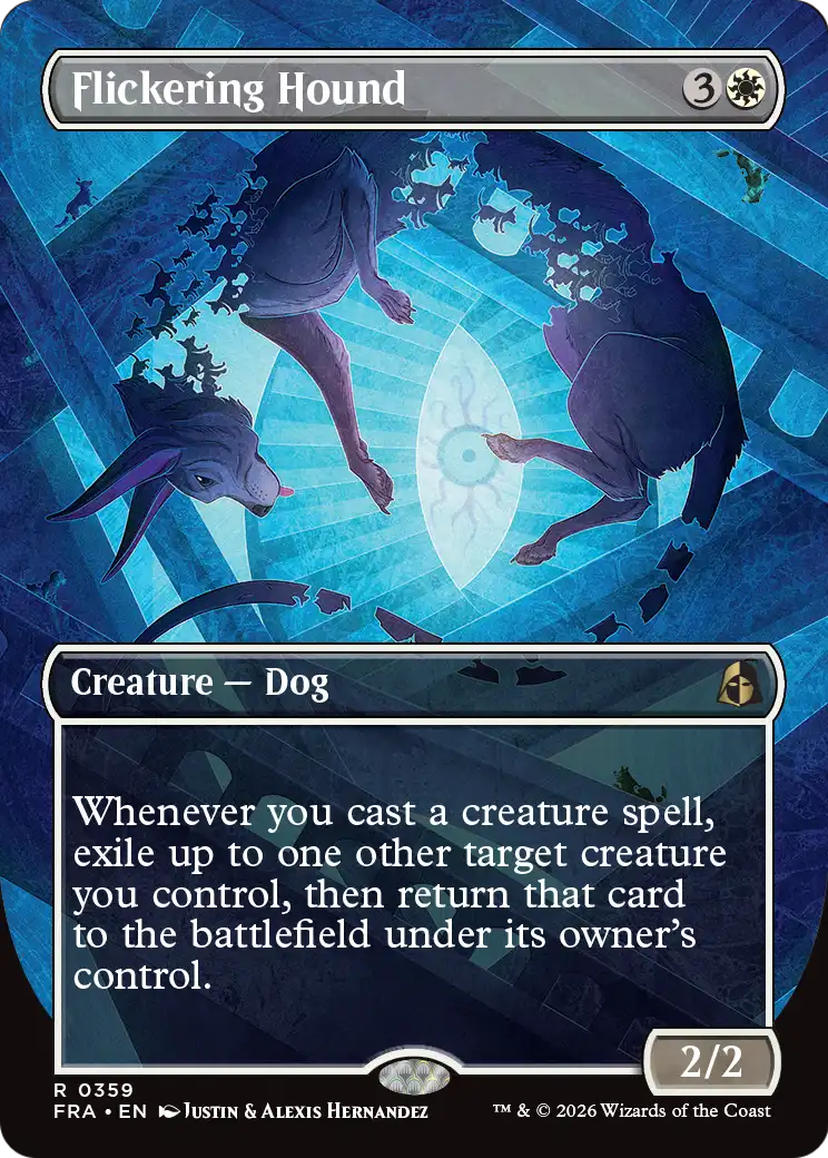 Flickering Hound (Borderless) [Reality Fracture]
