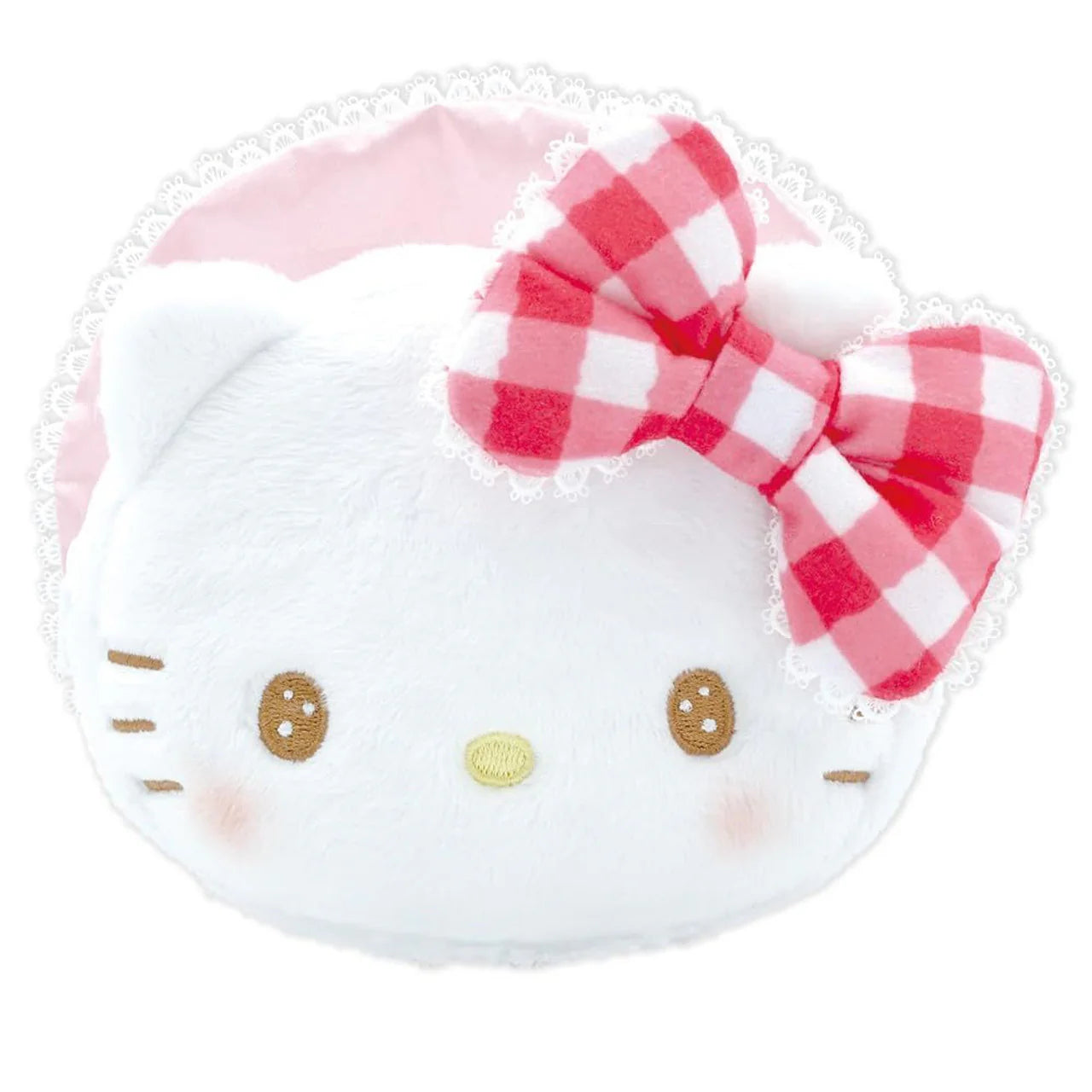 Yumemiru Dreaming Hello Kitty Plush Face Pouch