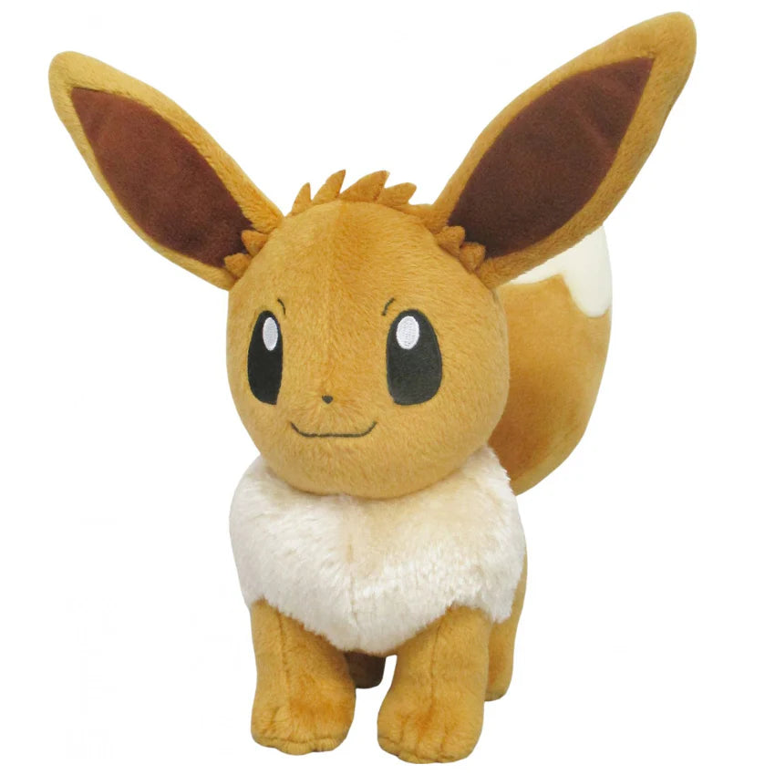 Sanei Pokemon All Star Collection PP166 Eevee (Female) Plush, 7"