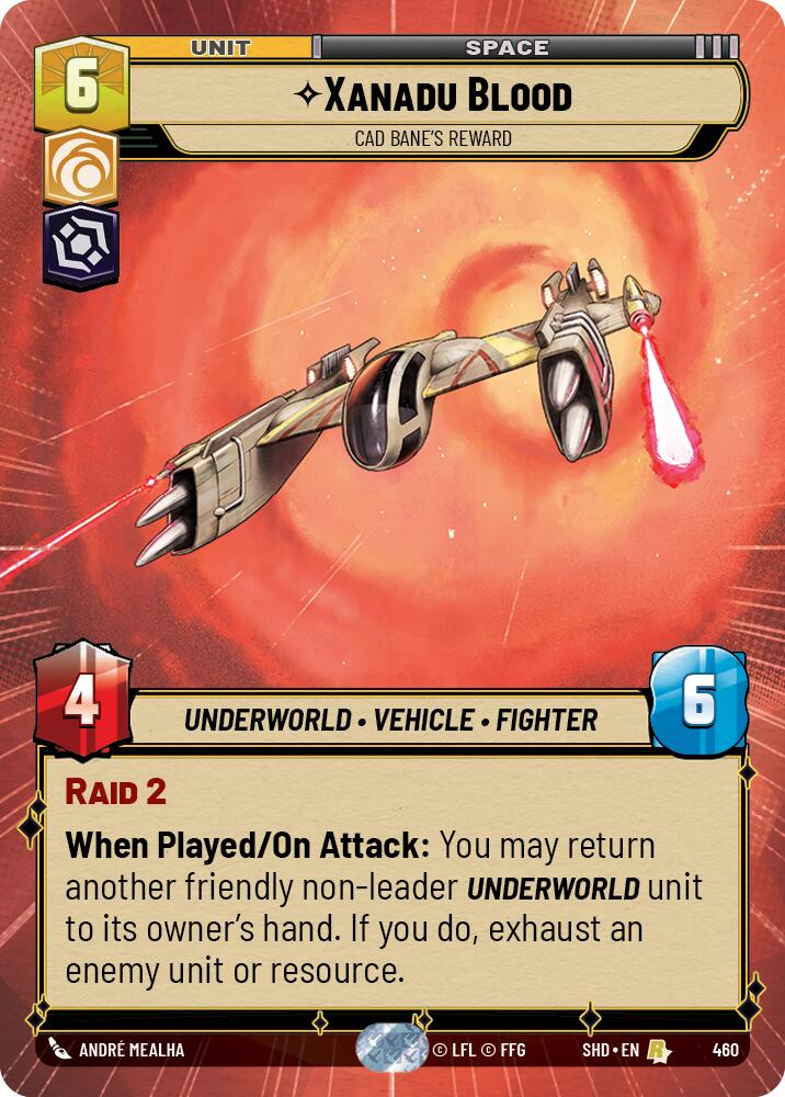 Xanadu Blood - Cad Bane's Reward (460) (Hyperspace) (460) [Shadows of the Galaxy]