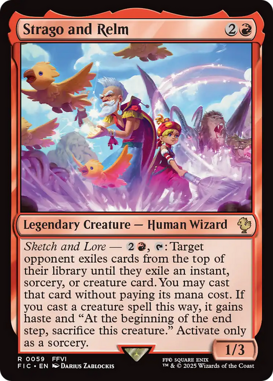 Strago and Relm [FINAL FANTASY Commander]