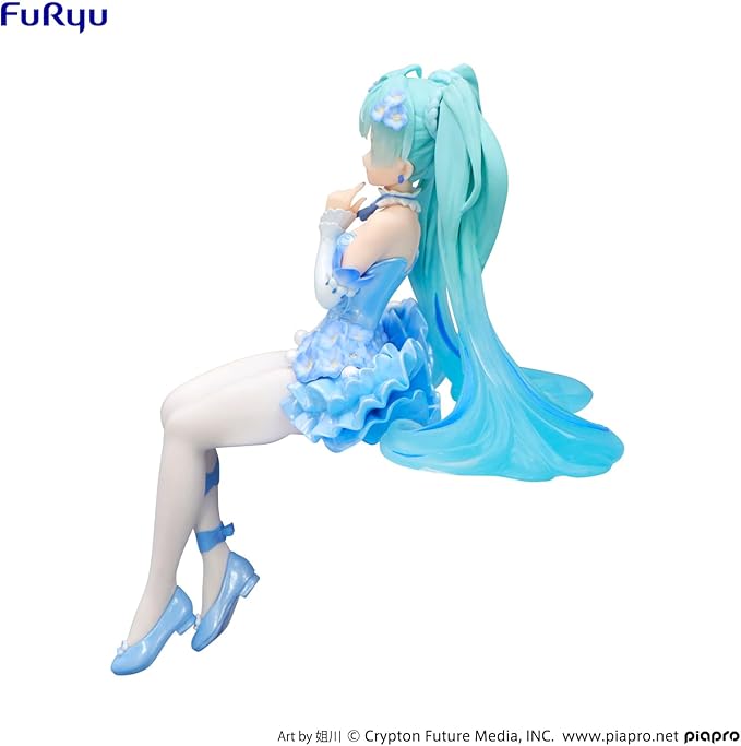 FuRyu: Hatsune Miku (Flower Fairy - Nemophila - Pale Blue Version) Noodle Stopper Figure