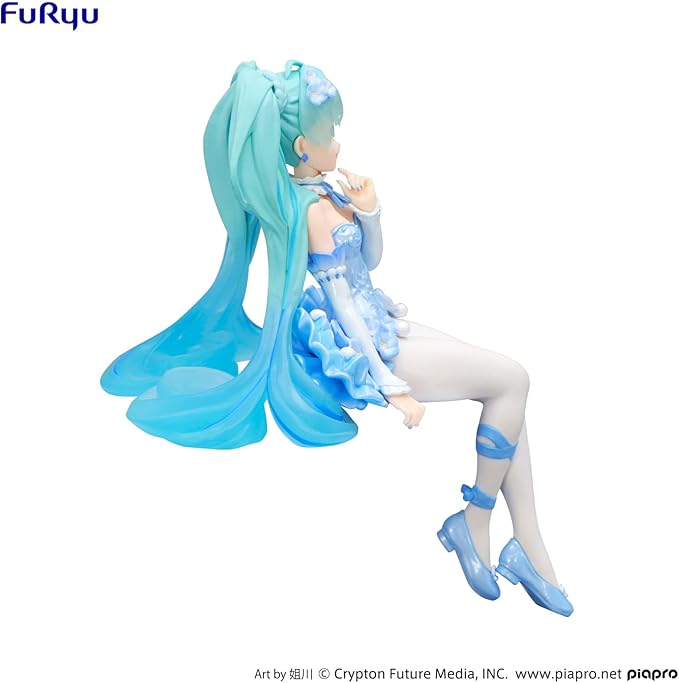 FuRyu: Hatsune Miku (Flower Fairy - Nemophila - Pale Blue Version) Noodle Stopper Figure
