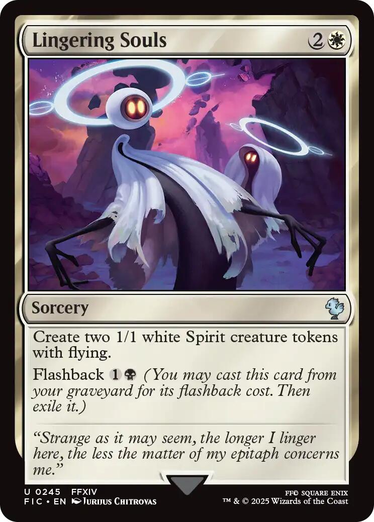Lingering Souls (Surge Foil) [FINAL FANTASY Commander]