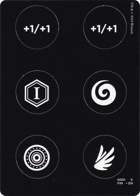 Punch Card Tokens (0001 // 0002) [FINAL FANTASY Tokens]