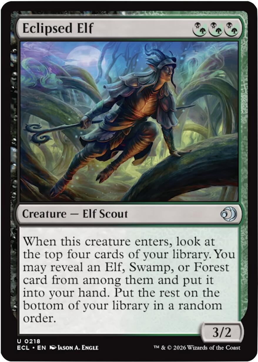 Eclipsed Elf [Lorwyn Eclipsed]