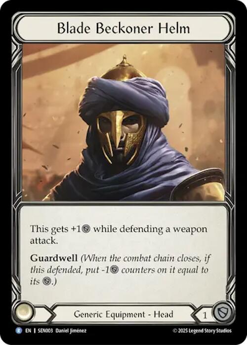 Blade Beckoner Helm [SEN003] (Silver Age Chapter 2)