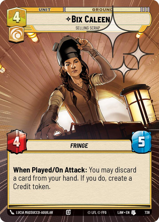 Bix Caleen - Selling Scrap (738) (Hyperspace Foil) (738) [A Lawless Time]