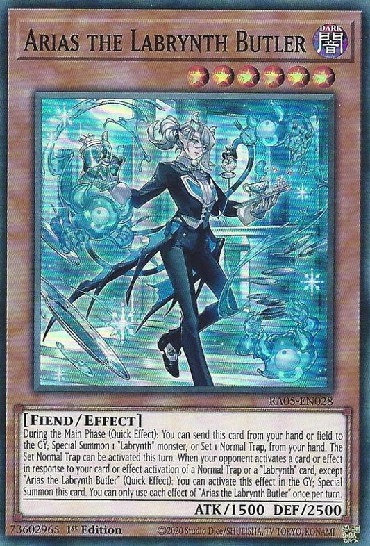 Arias the Labrynth Butler [RA05-EN028] Super Rare