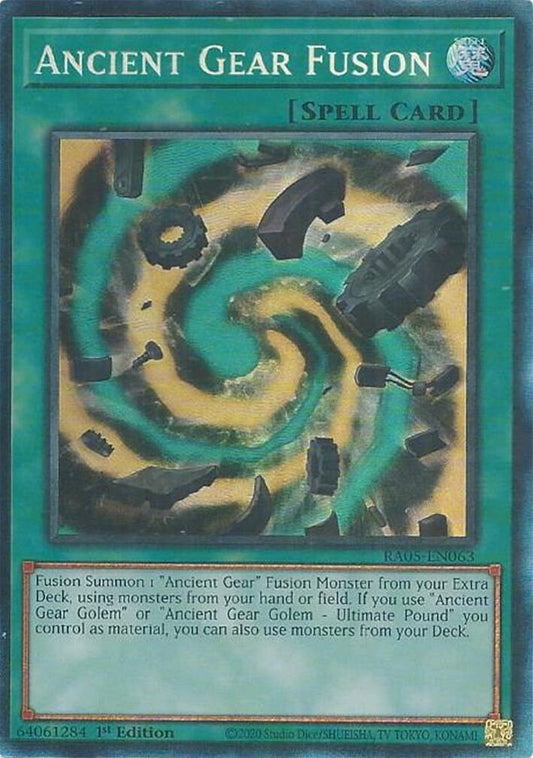 Ancient Gear Fusion (Collector's Rare) [RA05-EN063] Collector's Rare