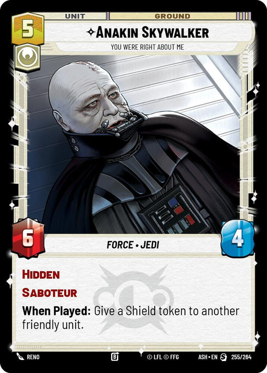 Anakin Skywalker - You Were Right About Me (255/264) (255/264) [Ashes of the Empire]