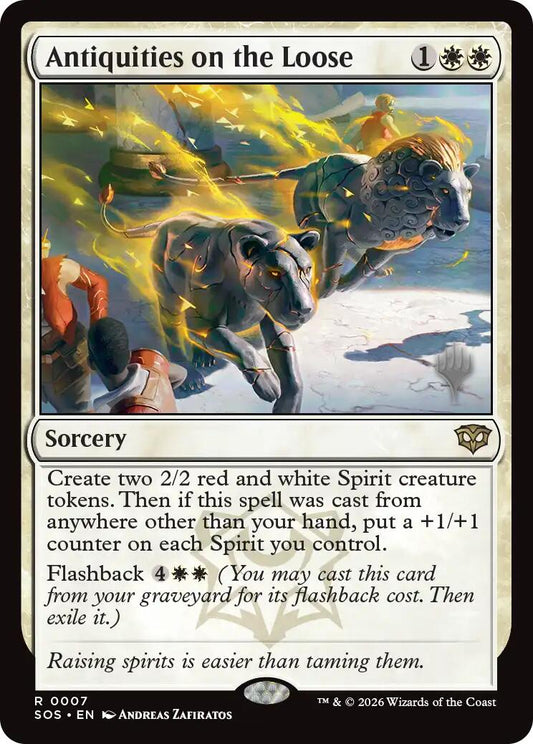 Antiquities on the Loose [Secrets of Strixhaven Promos]