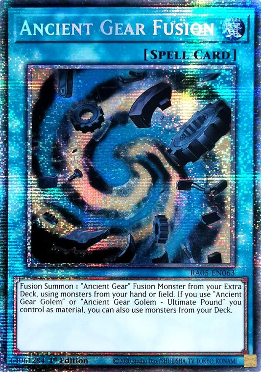 Ancient Gear Fusion (Starlight Rare) [RA05-EN063] Starlight Rare