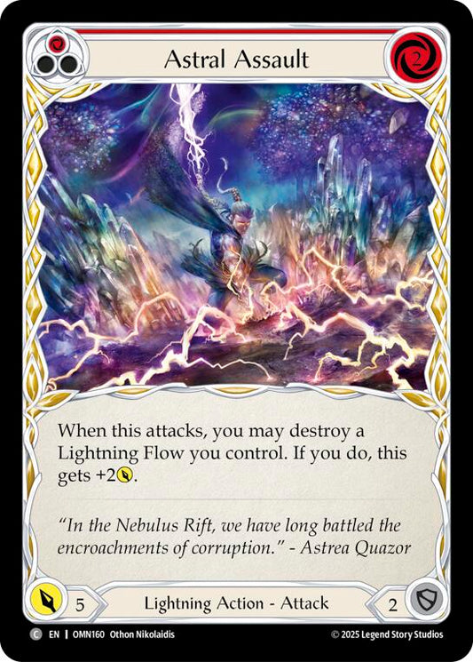 Astral Assault (Red) [OMN160] (Omens of the Third Age)