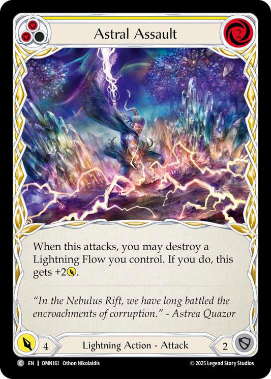 Astral Assault (Yellow) [OMN161] (Omens of the Third Age)