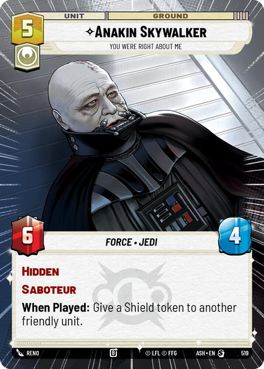 Anakin Skywalker - You Were Right About Me (519) (Hyperspace) (519) [Ashes of the Empire]