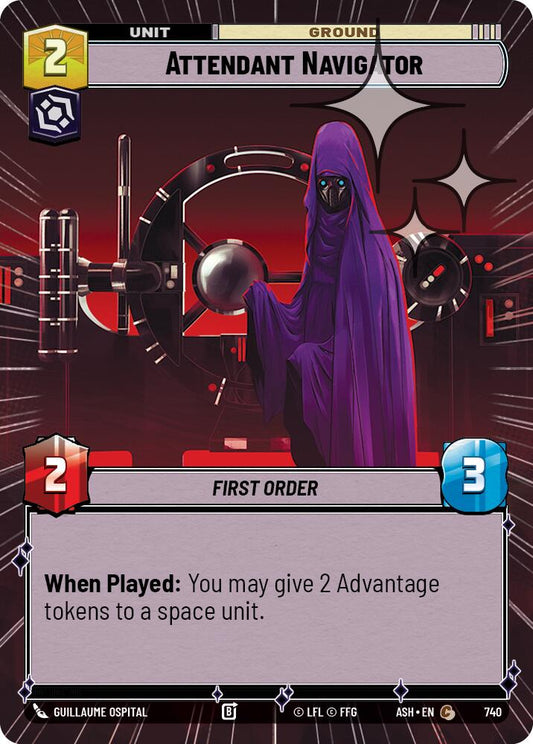 Attendant Navigator (740) (Hyperspace Foil) (740) [Ashes of the Empire]