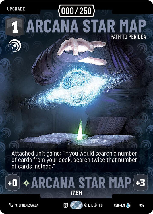 Arcana Star Map - Path to Peridea (892) (Serialized) (892) [Ashes of the Empire]