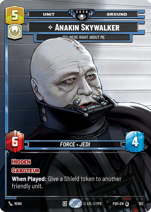 Anakin Skywalker - You Were Right About Me (152) (Prize Wall) (152) [Galactic Championship 2026]