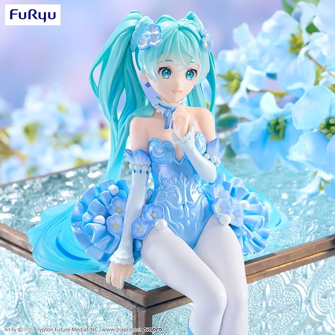 FuRyu: Hatsune Miku (Flower Fairy - Nemophila - Pale Blue Version) Noodle Stopper Figure