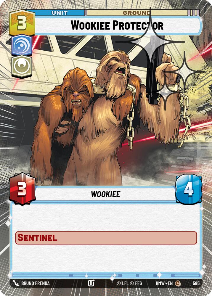 Wookiee Protector (585) (Hyperspace Foil) (585) [Homeworlds]
