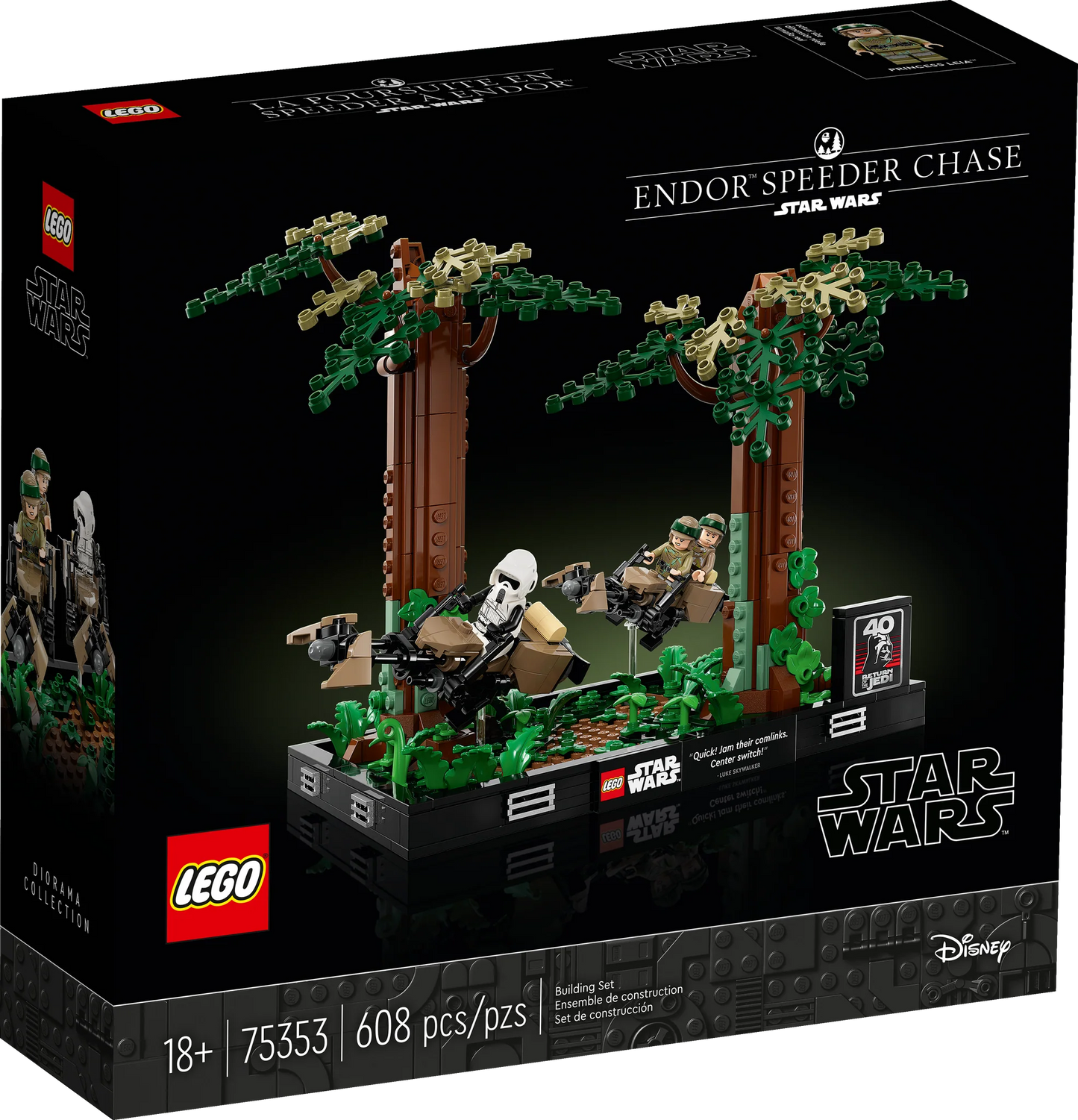 LEGO Endor™ Speeder Chase Diorama