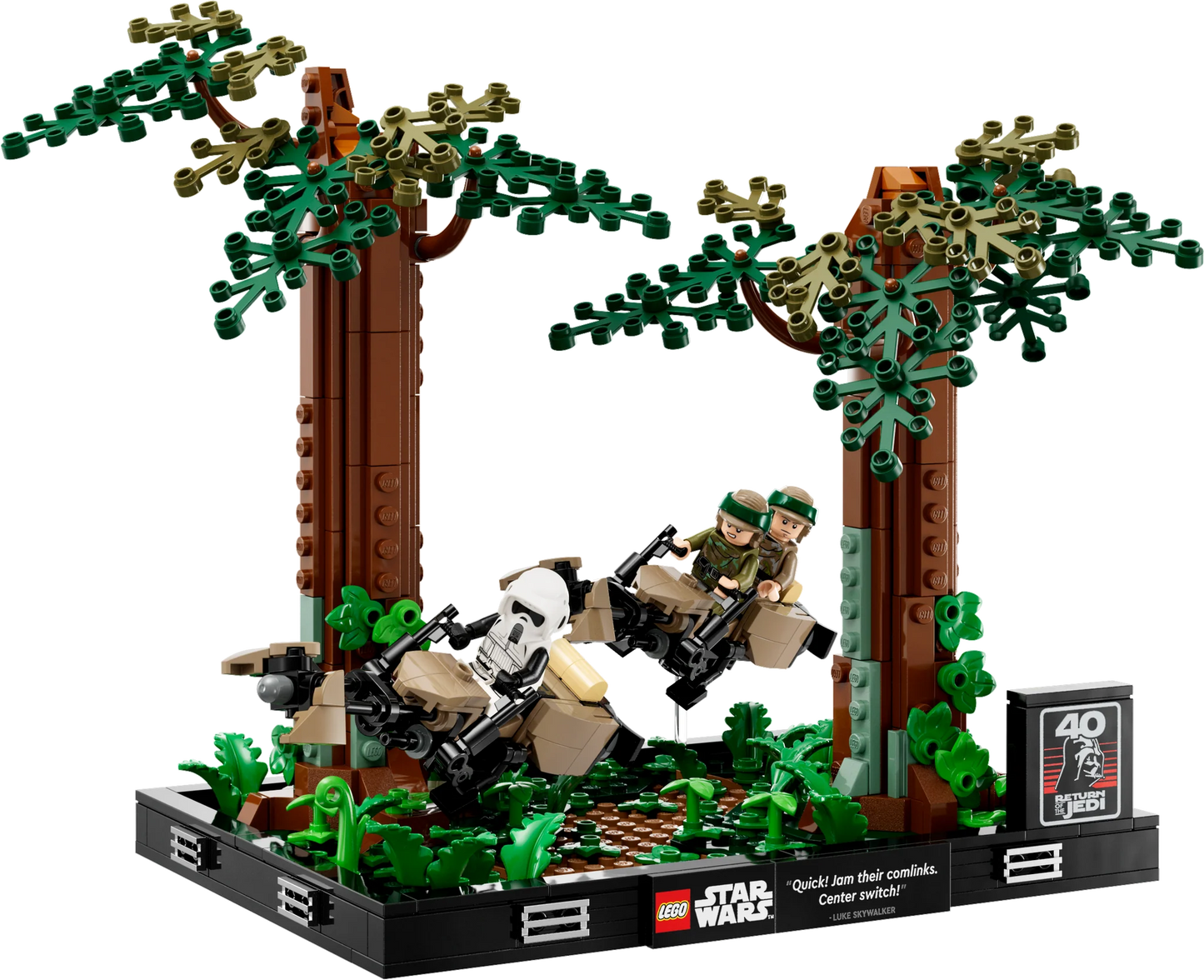 LEGO Endor™ Speeder Chase Diorama