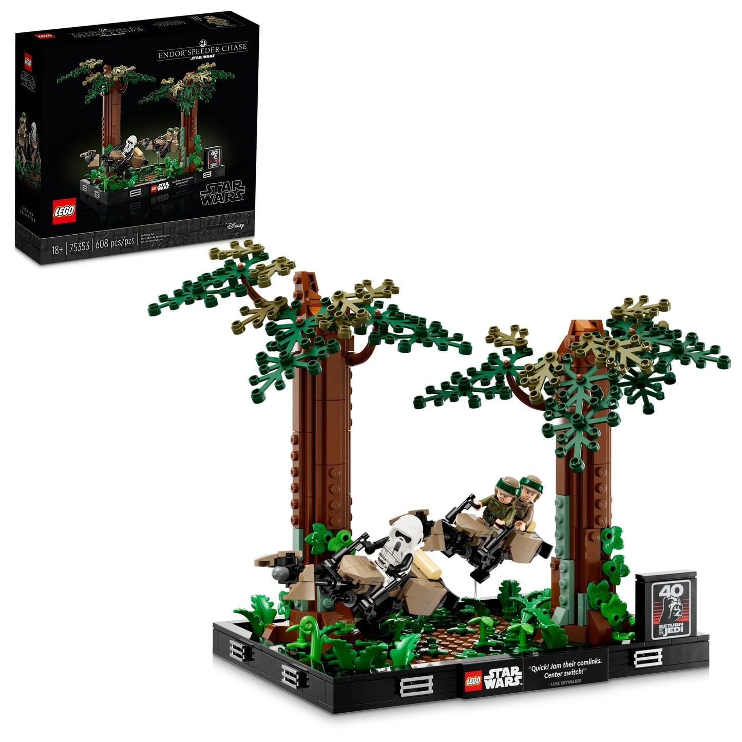 LEGO Endor™ Speeder Chase Diorama