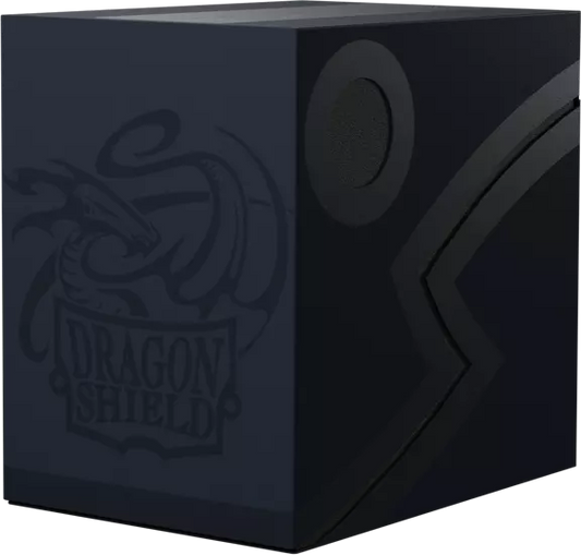 Dragon Shield Double Deck Shell: Black/Blue