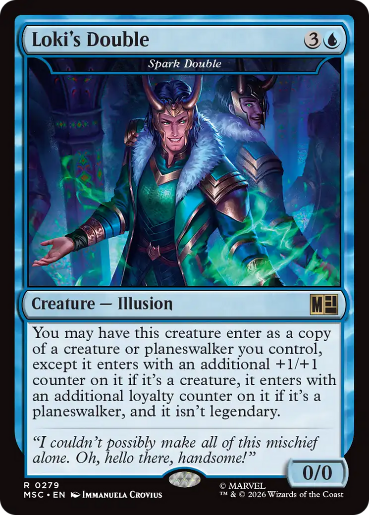Loki's Double - Spark Double (Surge Foil) [Marvel Super Heroes Commander]