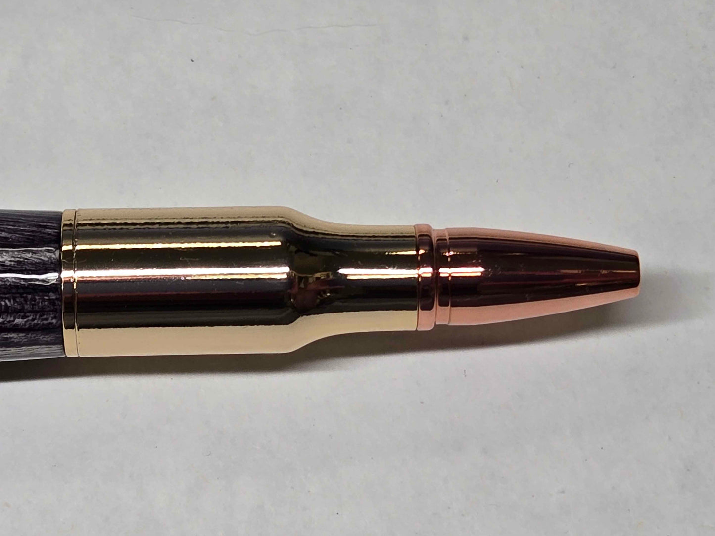 .30 Calibur Bolt Action Ballpoint Pen (Gold - Grey & Black SpectraPly)