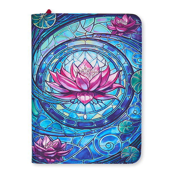 Arcane Fortress 9-Pocket Sideloading Binder: Stained Glass - Blossom Grace