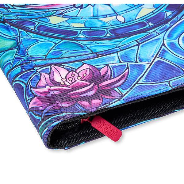Arcane Fortress 9-Pocket Sideloading Binder: Stained Glass - Blossom Grace