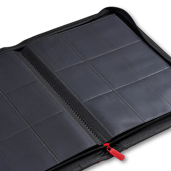 Arcane Fortress 9-Pocket Sideloading Binder: Stained Glass - Burning Mountain