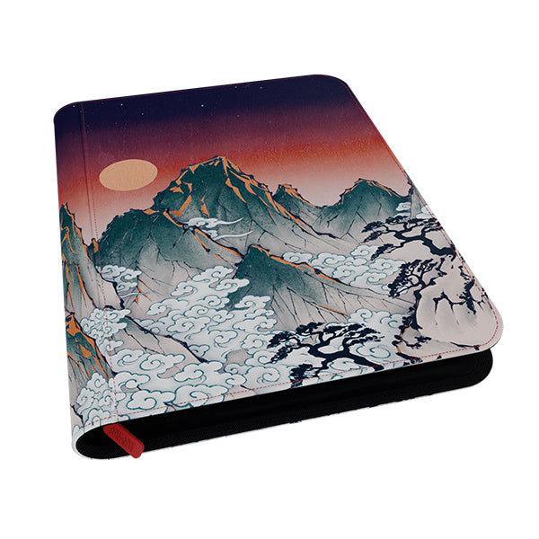 Arcane Fortress 9-Pocket Sideloading Binder: Ukiyo-e Collection - Crimson Ridge