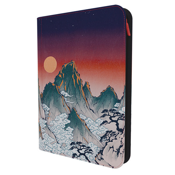 Arcane Fortress 9-Pocket Sideloading Binder: Ukiyo-e Collection - Crimson Ridge
