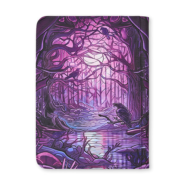 Arcane Fortress 9-Pocket Sideloading Binder: Stained Glass - Decaying Swamp