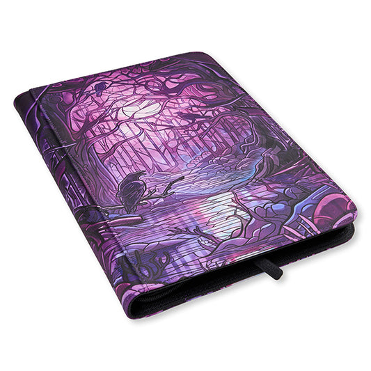 Arcane Fortress 9-Pocket Sideloading Binder: Stained Glass - Decaying Swamp