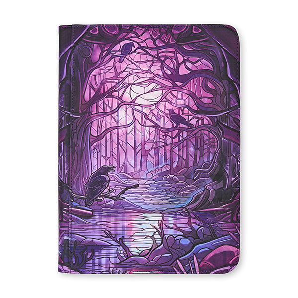 Arcane Fortress 9-Pocket Sideloading Binder: Stained Glass - Decaying Swamp